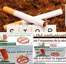 Thé pour éliminer la nicotine (3kits)